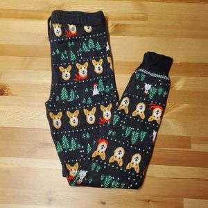 American Eagle Corgi sweater joggers